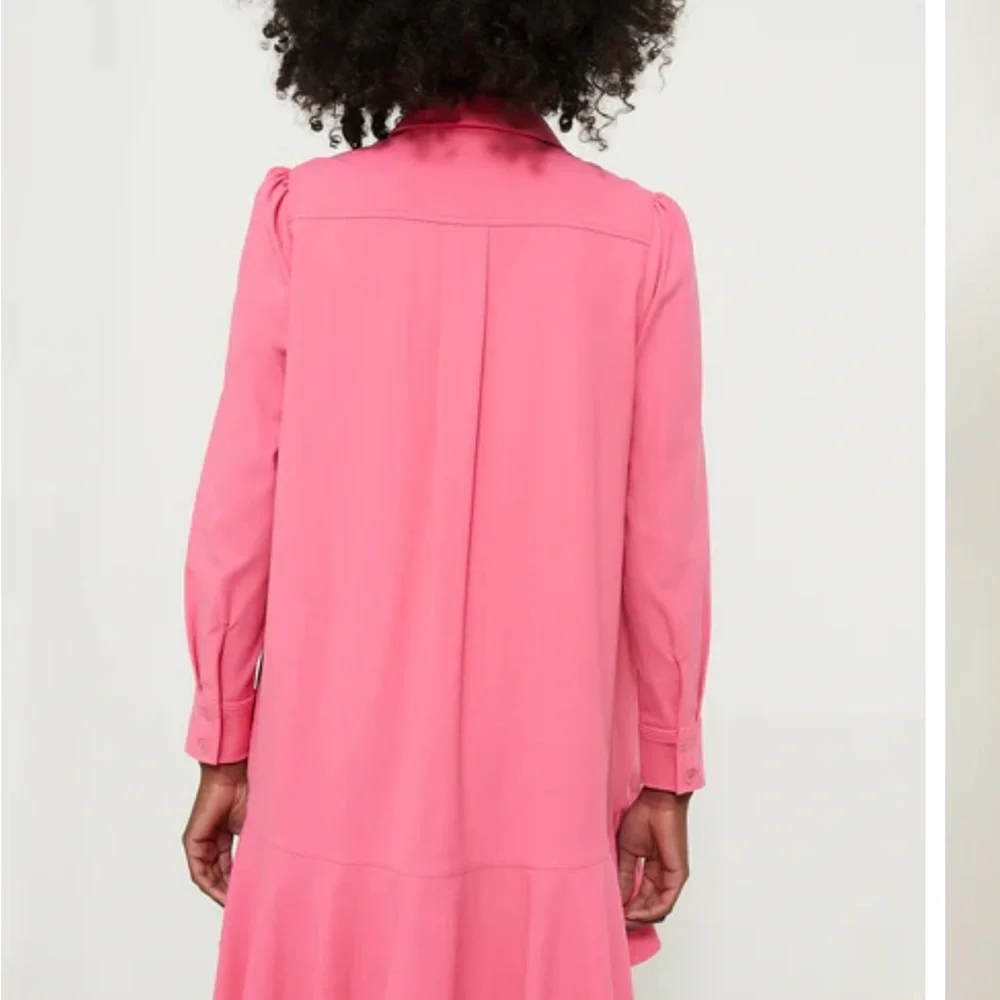 Tuckernuck Vibrant Pink Long Sleeve Dress NWT - Picture 3 of 5